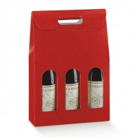 Bottle Box - 3 Bottles Red (x30)  37695